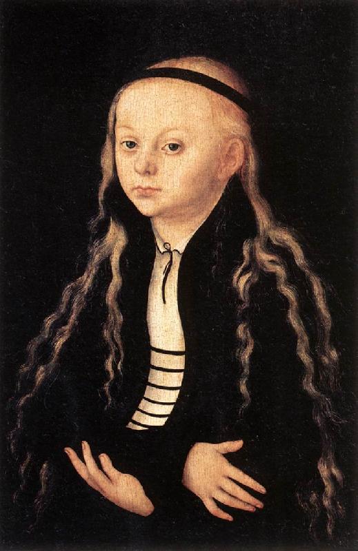 CRANACH, Lucas the Elder Portrait of a Young Girl khk Germany oil painting art